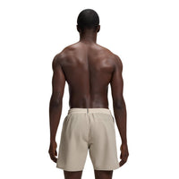 Short de bain Boss homme beige vue de dos — coupe droite et poches arrières