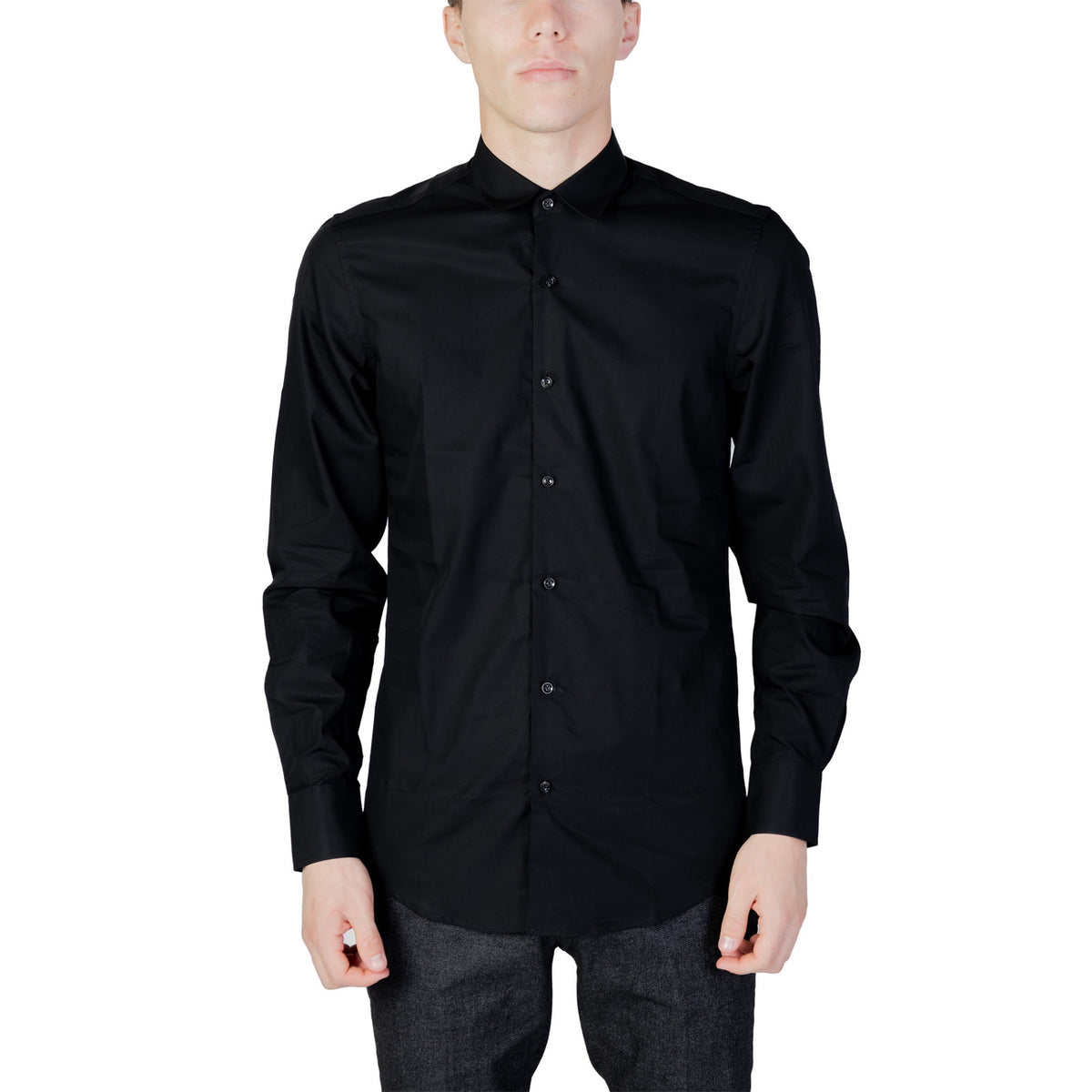 Image 7 : Chemise blanche Antony Morato homme style élégant fond blanc — Delvale