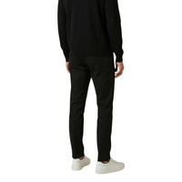 Image 2 : Détail coupe slim pantalon Antony Morato homme noir, fermeture zip et bouton visible — Delvale