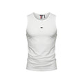 Antony Morato Heren Mouwloos T-shirt Ronde Hals Patch Logo Wit