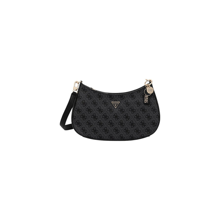Image 1 : Sac à main Guess femme gris avec imprimé signature et fermeture éclair — delvale