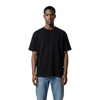 Image 1 : T-shirt homme Gianni Lupo noir col rond manches courtes, vue de face — delvale