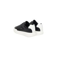 Image 3 : Profil des baskets homme Calvin Klein Jeans noires en cuir à lacets — Delvale