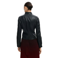 Image 3 : Veste urbaine Desigual femme noire col montant style moderne — Delvale
