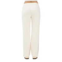 Image 3 : Pantalon femme beige Calvin Klein Jeans coupe regular détail matière — Delvale