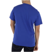 Image 2 : Vans t-shirt homme bleu graphique streetwear, détail imprimé col rond — delvale