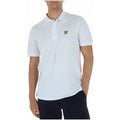 Lyle & Scott Polo Homme Piqué Coton Classique Blanc