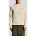 Lyle & Scott Pull Homme Beige Chiné Laine