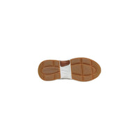 Image 5 : Vue arrière des baskets femme Tommy Hilfiger avec contre-fort doré métallisé et boucle de tirage sur le talon — Delvale