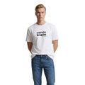 Calvin Klein Jeans T-shirt Homme Blanc Col Rond Imprimé Logo