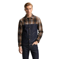 Image 1 : Veste homme Replay zippée coloris bleu, vue de face — Delvale