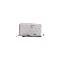 Image 2 : Portefeuille Guess femme beige détail fermeture zippée — delvale