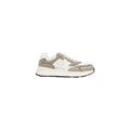 Armani Exchange heren sneakers beige en wit technisch textiel