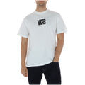 Vans T-Shirt Homme Blanc Imprimé Col Rond Manches Courtes