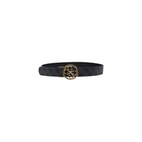 Image 4 : Boucle et finitions de la ceinture Guess femme marron motif sophistiqué — delvale