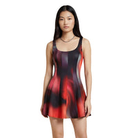 Image 3 : Coupe robe Desigual femme sans manches fond noir imprimés — delvale