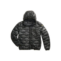Image 1 : Doudoune matelassée Blauer homme noire avec capuche, vue de face — Delvale