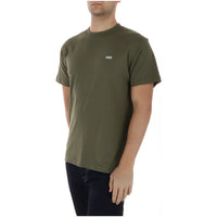 Image 3 : T-shirt homme Vans vert porté vue de dos ou de profil — delvale