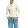 Desigual Damesjas Wit Lange Mouwen Ritssluiting