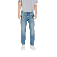 Image 1 : Jeans Replay homme bleu en denim coton avec fermeture zip-bouton — Delvale