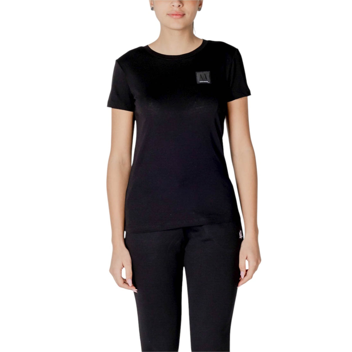 Image 4 : Vue d'ensemble t-shirt Armani Exchange femme coton premium — Delvale