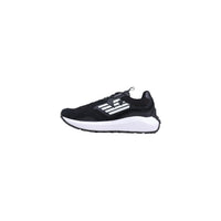 Image 3 : Baskets EA7 homme noires laçage classique, détail dessus — Delvale