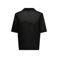 Image 2 : Polo Only & Sons homme noir coton organique vue détail — Delvale