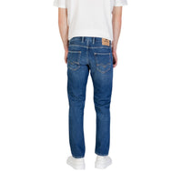 Image 2 : Détail jeans Replay homme bleu, fermeture zip et bouton — Delvale