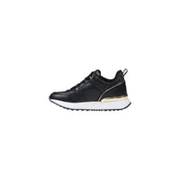 Image 3 : Chaussures Guess femme noires sportives, vue d'ensemble du modèle à lacets — delvale