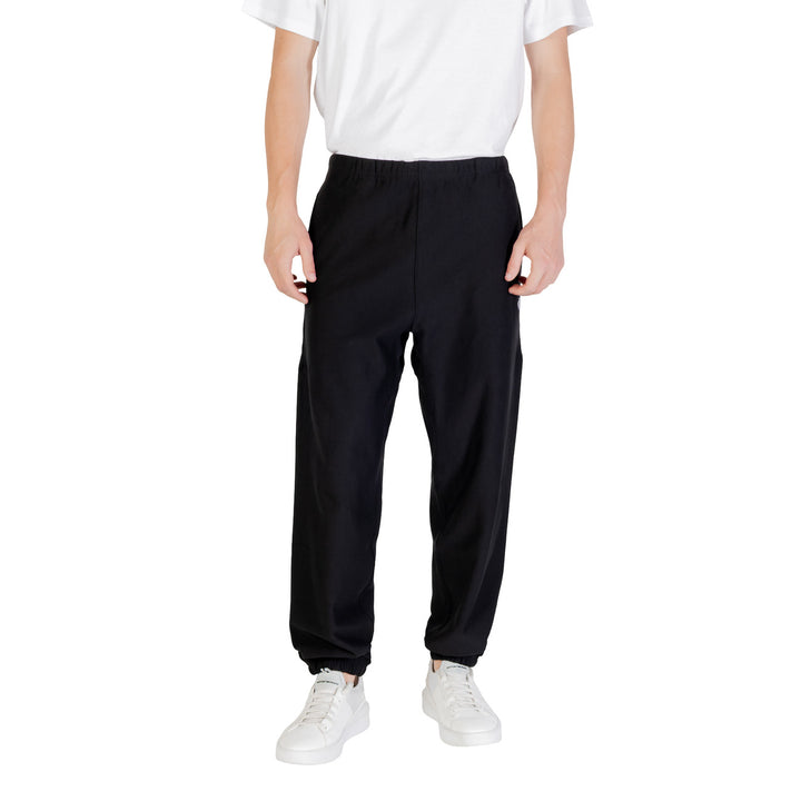 Image 1 : Pantalon Calvin Klein Jeans homme noir vue de face coupe regular — Delvale