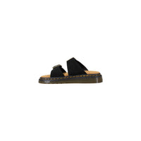 Dr. Martens Josef noire vue de profil intérieur avec double bride en cuir
