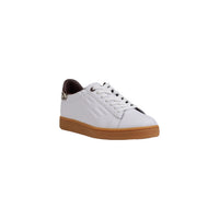 Image 2 : Baskets EA7 femme beige sportives, détail du logo et de la semelle — delvale