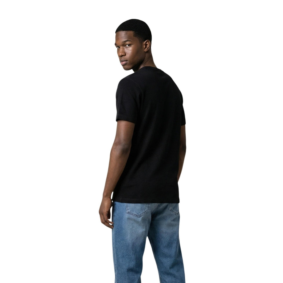 Image 3 : T-shirt Tommy Hilfiger Jeans noir détail col rond manches courtes — Delvale