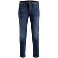Jack & Jones Heren Jeans Blauw Met Verwassen Effect Stretch