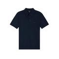 Armani Exchange Polo voor Heren van Marineblauwe Katoen met Knoopsluiting