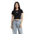 Calvin Klein Jeans T-shirt Dames Zwart Ronde Hals Korte Mouwen