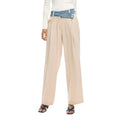 Desigual Damesbroek Beige Viscose Polyester