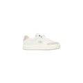 Calvin Klein Jeans Baskets Basses Femme Logo CK Cuir Blanc