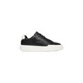 Calvin Klein Jeans baskets homme noires cuir détails blancs