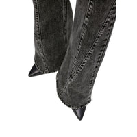 Image 2 : Détail fermeture zip jean Karl Lagerfeld femme noir — delvale