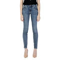 Guess Jeans Dames Blauw Moderne Pasvorm Elastisch