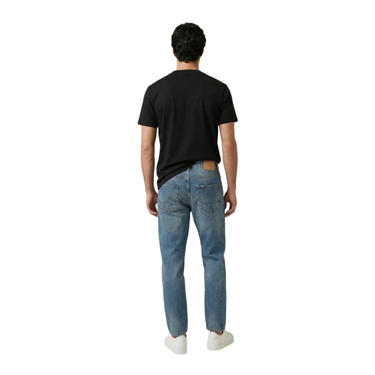 Image 2 : Détail impression t-shirt Replay homme noir, coupe regular en coton — Delvale