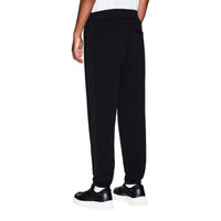 Image 2 : Détail fermeture lacets du pantalon noir Armani Exchange homme — Delvale