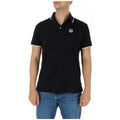 North Sails Polo Homme Piqué Noir Liseré Blanc