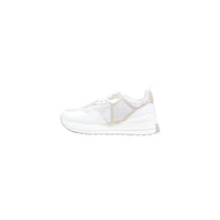 Image 3 : Vue latérale sneakers Liu Jo Maxi Wonder femme, inscription Maxi Wonderful sur semelle blanche et lacets blancs — Delvale