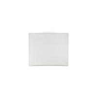 Image 2 : Détail fermeture zip et boutons-pression portefeuille Valentino Bags blanc — delvale