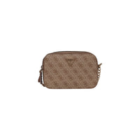 Image 2 : Sac bandoulière Guess marron femme avec fermeture éclair, vue de profil — Delvale
