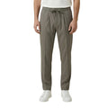 Gianni Lupo Pantalon Homme Vert Lacets Polyester Viscose Élasthanne