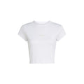 Calvin Klein Jeans T-shirt Dames Wit Ronde Hals Slim Fit
