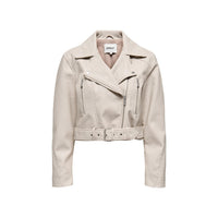 Image 3 : Only veste beige femme polyester, design sophistiqué col revers — delvale